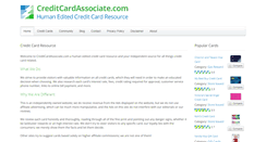 Desktop Screenshot of creditcardassociate.com