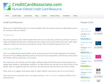 Tablet Screenshot of creditcardassociate.com